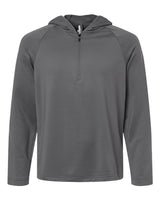 Team 365 Men's Qualify Quarter-Zip Hooded Pullover-1