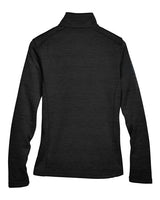 Devon & Jones Women's Newbury Mélange Fleece Quarter-Zip Pullover-2