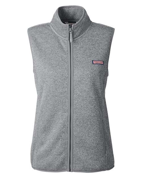vineyard vines Women's Mountain Sweater Fleece Vest-1