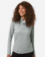 AllPro Women's Pro-Lock Performance Mélange Quarter-Zip Pullover-3