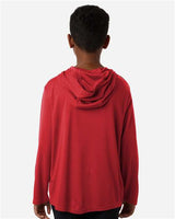 AllPro Youth Pro-Lock Performance Hooded Long Sleeve T-Shirt-5