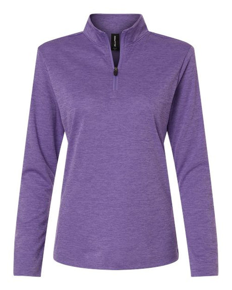 AllPro Women's Pro-Lock Performance Mélange Quarter-Zip Pullover-1