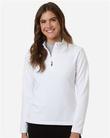AllPro Women's Stretch Quarter-Zip Fleece Pullover-3
