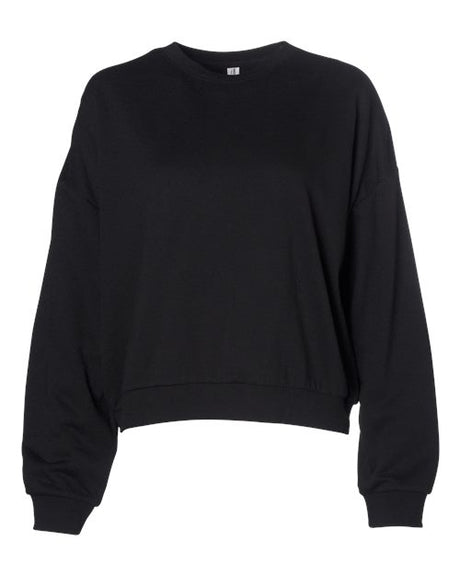 Independent Trading Co. Women's California Wave Wash Sunday Crewneck Sweatshirt-1