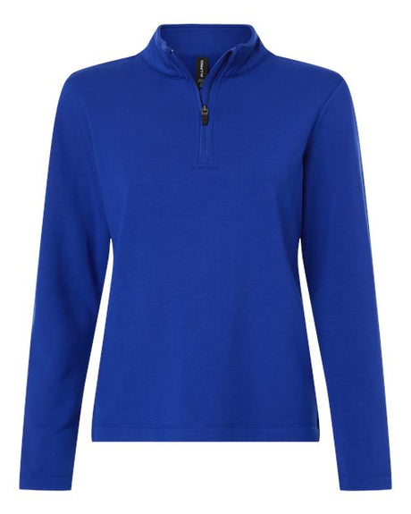AllPro Women's Stretch Quarter-Zip Fleece Pullover-1
