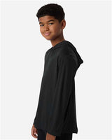AllPro Youth Pro-Lock Performance Hooded Long Sleeve T-Shirt-4