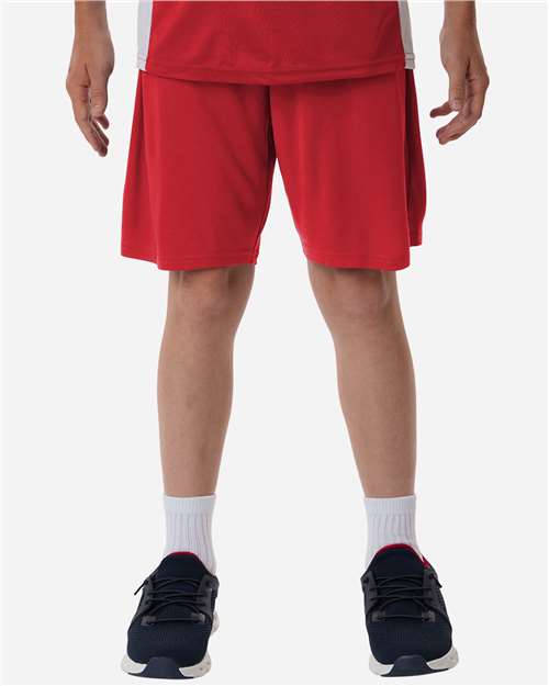 AllPro Youth Pro-Lock Performance 7" Shorts with Pockets-3