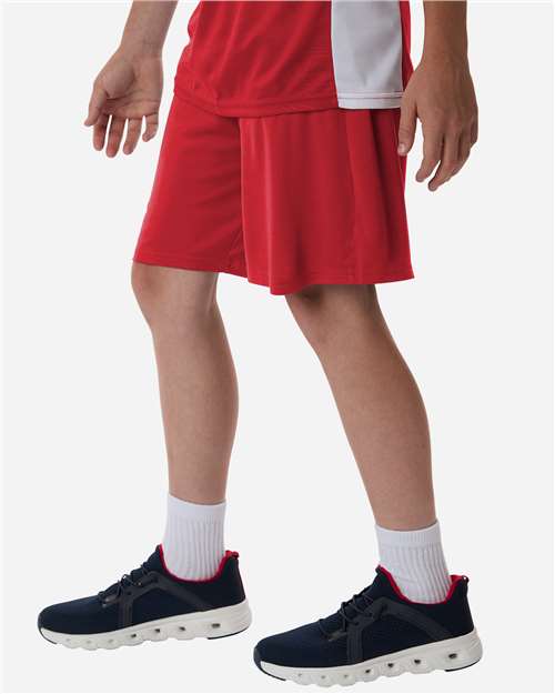 AllPro Youth Pro-Lock Performance 7" Shorts with Pockets-4