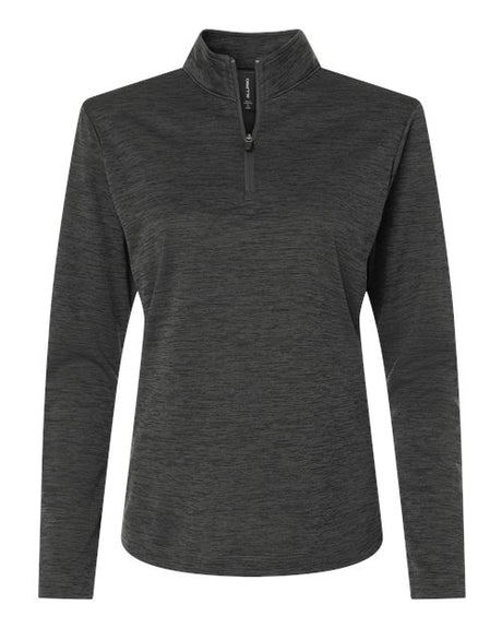 AllPro Women's Pro-Lock Performance Mélange Quarter-Zip Pullover-1