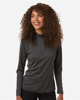 AllPro Women's Pro-Lock Performance Mélange Quarter-Zip Pullover-3