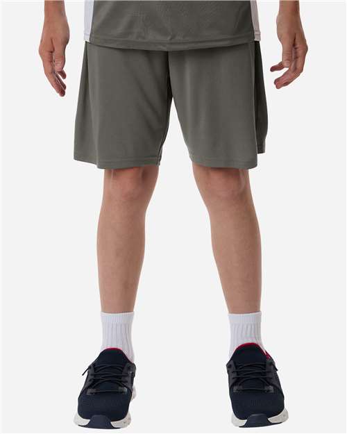 AllPro Youth Pro-Lock Performance 7" Shorts with Pockets-3