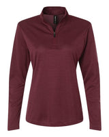 AllPro Women's Pro-Lock Performance Mélange Quarter-Zip Pullover-1