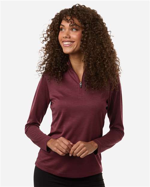 AllPro Women's Pro-Lock Performance Mélange Quarter-Zip Pullover-3