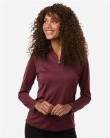 AllPro Women's Pro-Lock Performance Mélange Quarter-Zip Pullover-3