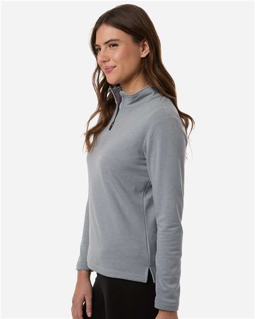 AllPro Women's Stretch Quarter-Zip Fleece Pullover-4