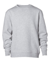 Independent Trading Co. Youth Midweight Crewneck Sweatshirt-1