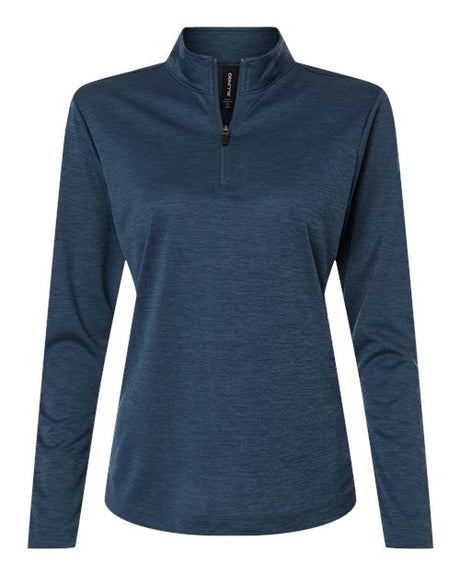 AllPro Women's Pro-Lock Performance Mélange Quarter-Zip Pullover-1