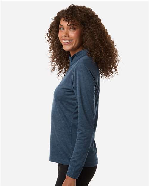 AllPro Women's Pro-Lock Performance Mélange Quarter-Zip Pullover-3