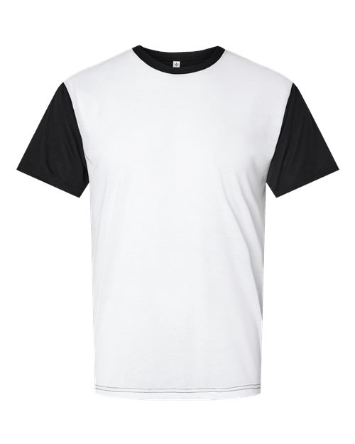 SubliVie Men's Blackout Polyester Sublimation Tee-1