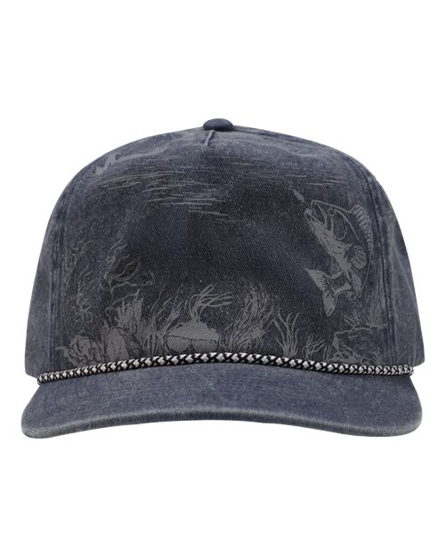 DRI DUCK Walleye Nature Scene Cap-1