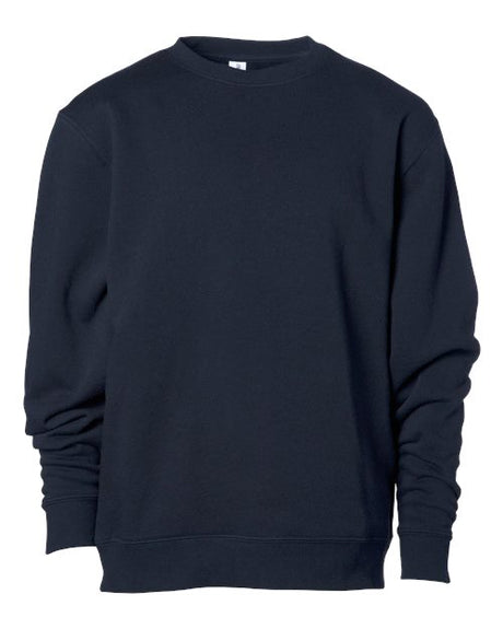 Independent Trading Co. Youth Midweight Crewneck Sweatshirt-1
