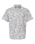 HUK Men's Tidepoint Printed Short Sleeve Shirt-1