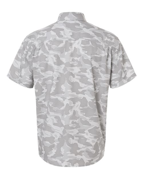 HUK Men's Tidepoint Printed Short Sleeve Shirt-2
