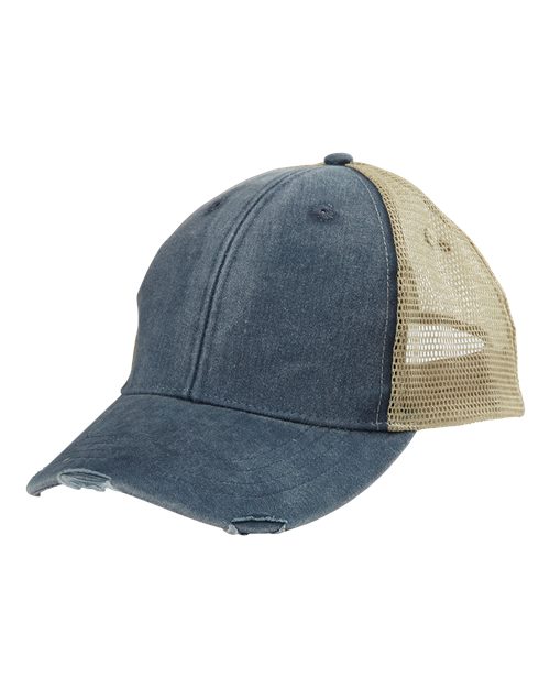 Adams Headwear Ollie Distressed Trucker Cap