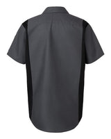 Red Kap Men's Performance Plus Short Sleeve Shirt With Oilblok Technology-2