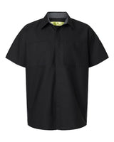 Red Kap Men's Performance Plus Short Sleeve Shirt With Oilblok Technology-1