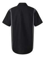 Red Kap Men's Performance Plus Short Sleeve Shirt With Oilblok Technology-2