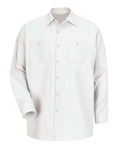 Red Kap Men's   Long Sleeve Industrial Work Shirt-1