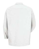 Red Kap Men's   Long Sleeve Industrial Work Shirt-2