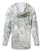 HUK Youth Pursuit Mossy Oak Printed Hooded Long Sleeve T-Shirt-2