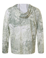 HUK Men's Pursuit Mossy Oak Printed Hooded Long Sleeve T-Shirt-2
