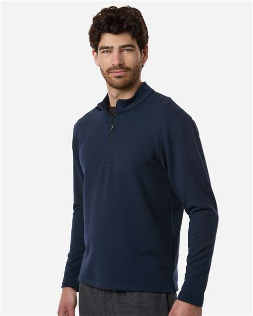 AllPro Men's Stretch Quarter-Zip Fleece Pullover-4