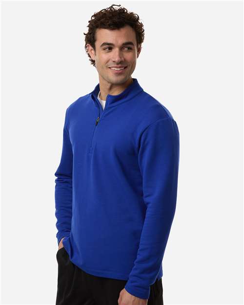 AllPro Men's Stretch Quarter-Zip Fleece Pullover-4