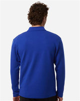 AllPro Men's Stretch Quarter-Zip Fleece Pullover-5