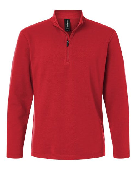 AllPro Men's Stretch Quarter-Zip Fleece Pullover-1