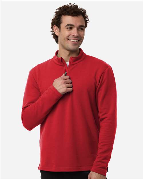 AllPro Men's Stretch Quarter-Zip Fleece Pullover-3