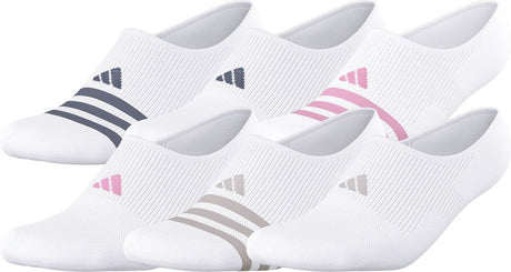 adidas Women's Superlite 3.0 6-Pack Super No Show Sock Unisex Accessories Socks