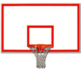 Gared Rectangular Fiberglass Backboard