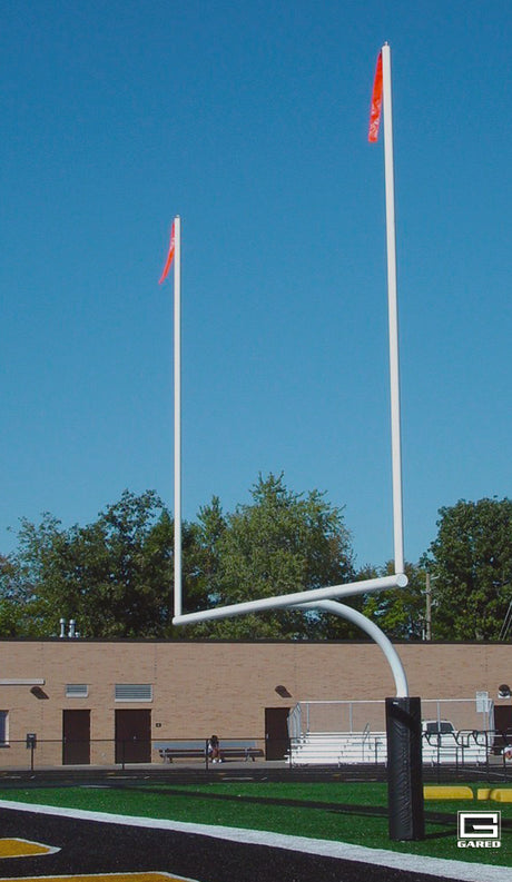 Gared High School 5-9/16" O.D. White Football Goalpost