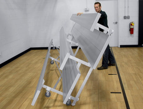 Gared 2-Row Tip N’ Roll Spectator Bleacher-1