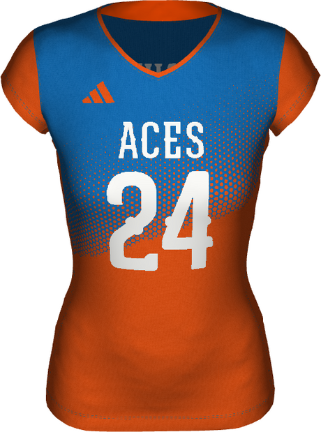 Adidas Women's Sublimated Short Sleeve Jersey with BK Mesh League Outfitters