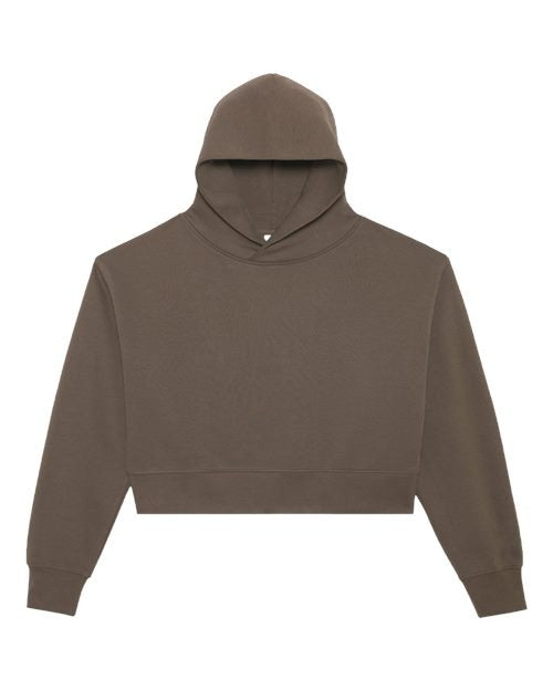 Lane Seven Women's Relaxed Cropped Hoodie Sweatshirt-1