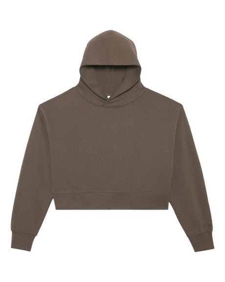 Lane Seven Women's Relaxed Cropped Hoodie Sweatshirt-1