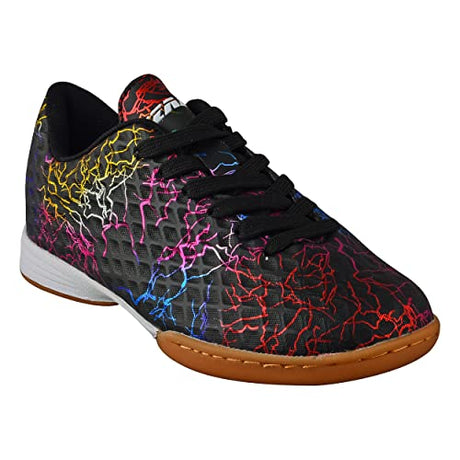 Vizari Kids Zodiac JR ID Indoor Soccer Shoes for Boys and Girls (Black,1.5)-2