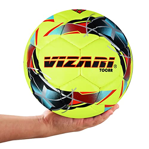 Vizari Tocara Premium Bright Colour Textured Hand Stitched Futsal Soccer Ball-2
