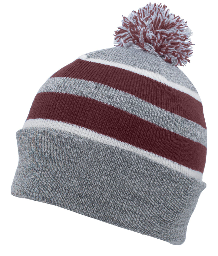 Pacific Headwear Knit Fold Over Pom-Pom Beanie Pacific Headwear